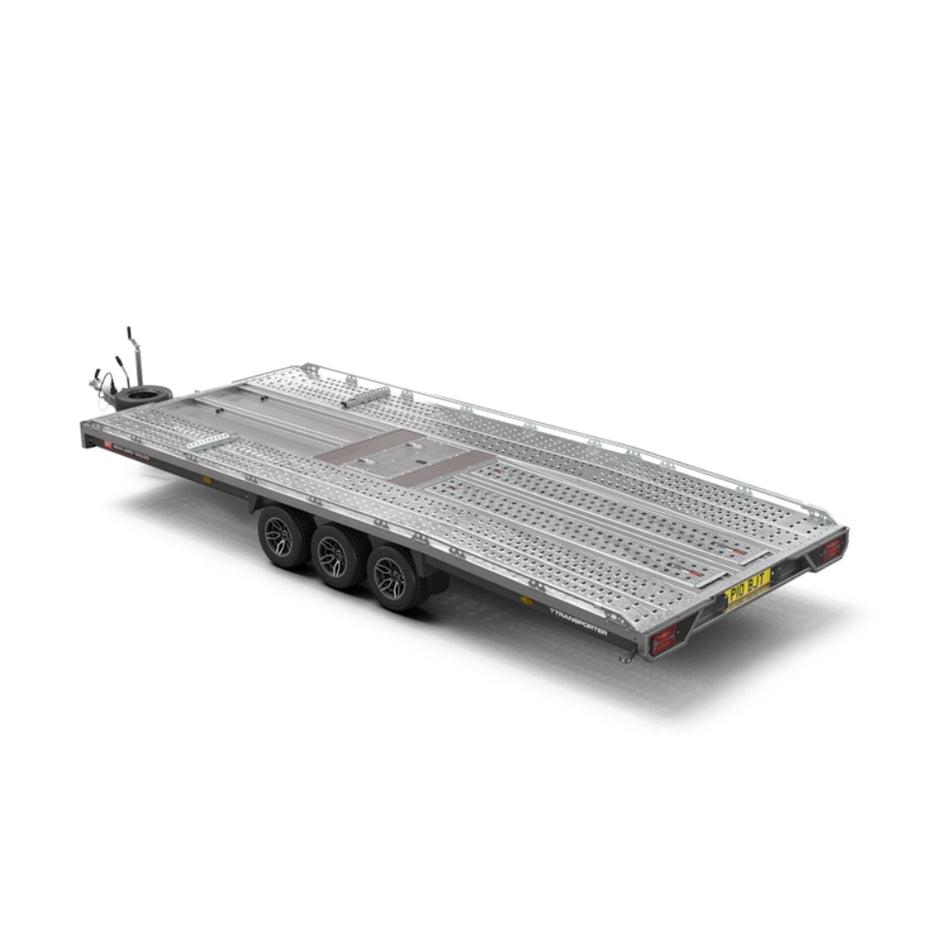 Brian James T Transporter - 5.5x2.24m 3500Kg - Anthracite (2.35m Ramp, Wheel Chocks) (231-5522-35-3-10)