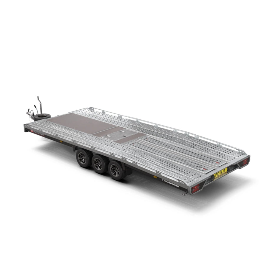 Brian James T Transporter - 5.5x2.24m 3500Kg - Black (Front Deck Board, 2.35m Ramp) (231-5522-35-3-10)