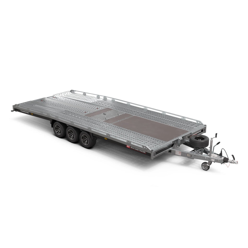 Brian James T Transporter - 5.5x2.24m 3500Kg - Black (Front Deck Board, 2.35m Ramp) (231-5522-35-3-10)