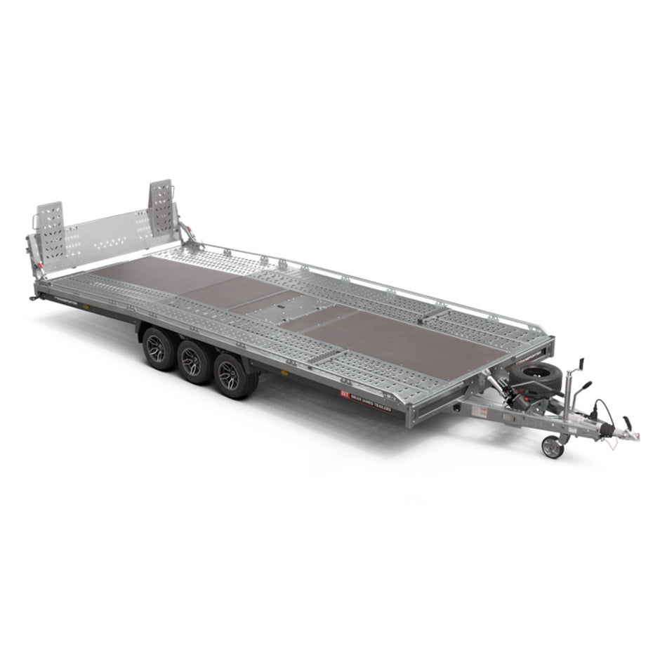 Brian James T Transporter - 5.5x2.24m 3500Kg - Anthracite (Full Deck Boards, Tail Ramp, Tilt) (231-5522-35-3-10)