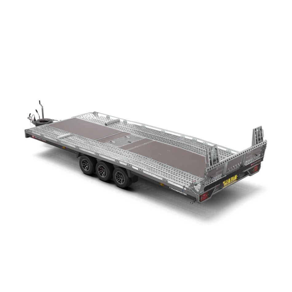 Brian James T Transporter - 5.5x2.24m 3500Kg - Anthracite (Full Deck Boards, Tail Ramp, Tilt) (231-5522-35-3-10)