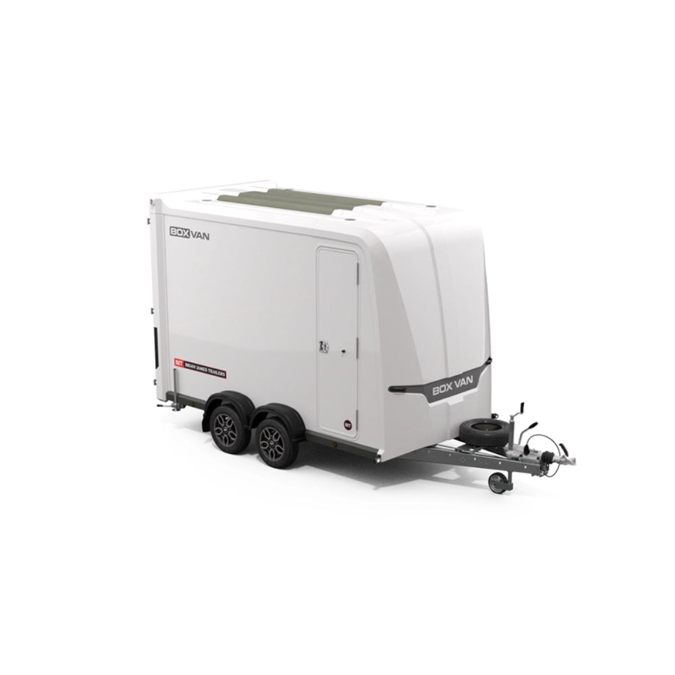 Brian James Box Van 600 - 3x1.6m 2700Kg - White (With options) (600-3016-27-2-12-W)