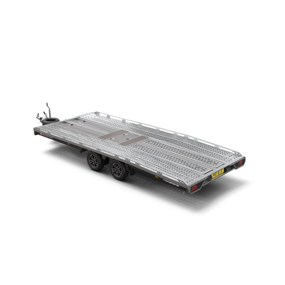 Brian James T Transporter - 5.5x2.24m 3500Kg - Black (Twin Axle,2.35 Load Ramps) (231-5522-35-2-12)