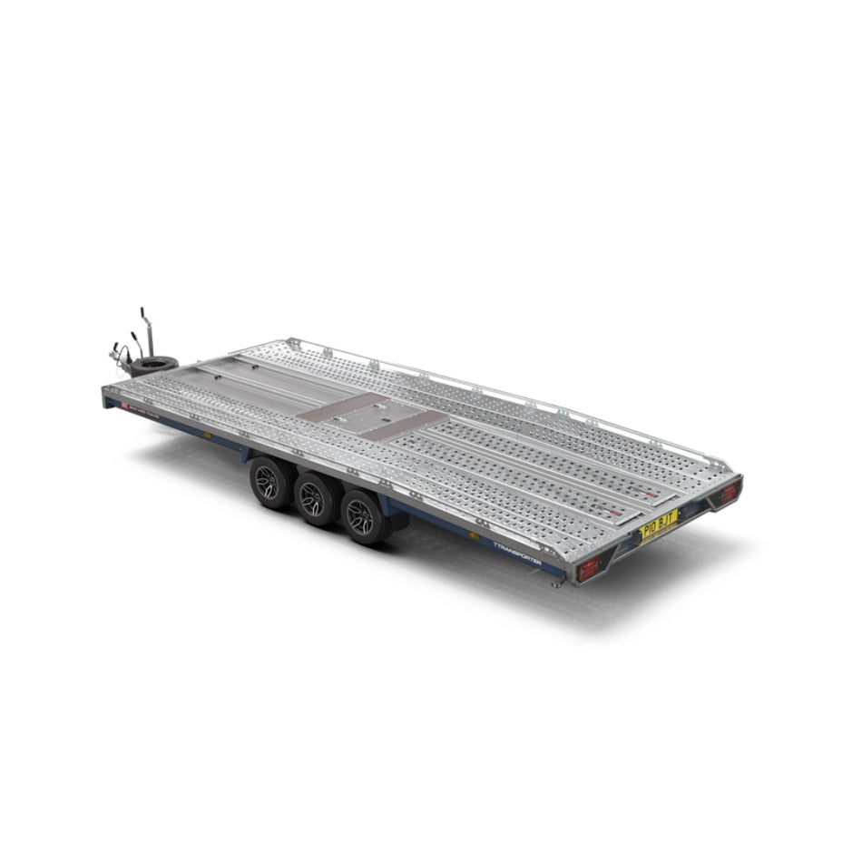 Brian James T Transporter (231-5522-35-3-10) - Blue - 2.35m Ramps - Kick Down legs