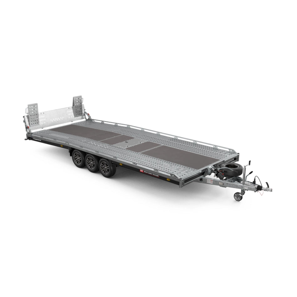 Brian James T Transporter - 6.0x2.24m 3500Kg - Black (Full Deck Boards, Tail Ramp, Hydraulic Tilt) (231-6022-35-3-12)